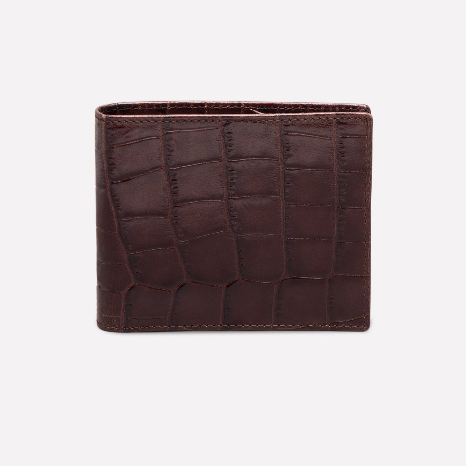 Croco Billfold With 3 C C Coin Purse