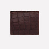 Croco Billfold with 3 C/C & Coin Purse