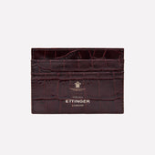 Croco Flat Credit Card Case