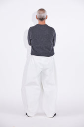 Rory Derby Grey Cashmere Crew Neck Knit