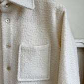 Bianco Casentino Wool Chore Coat