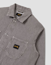 Coverall Jacket Core (Black Hickory Stripe)