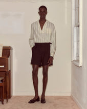 Celery Stripe Cricket Shirt