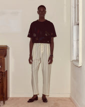 Celery Stripe Pajama Pants