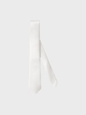 Cravatta In Seta Bianco