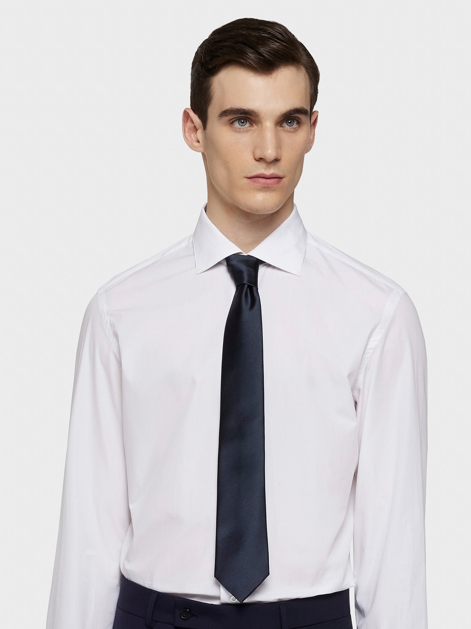 Cravatta In Seta Blu