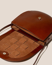 Sinia Satchel Interwoven Front Detail Bag