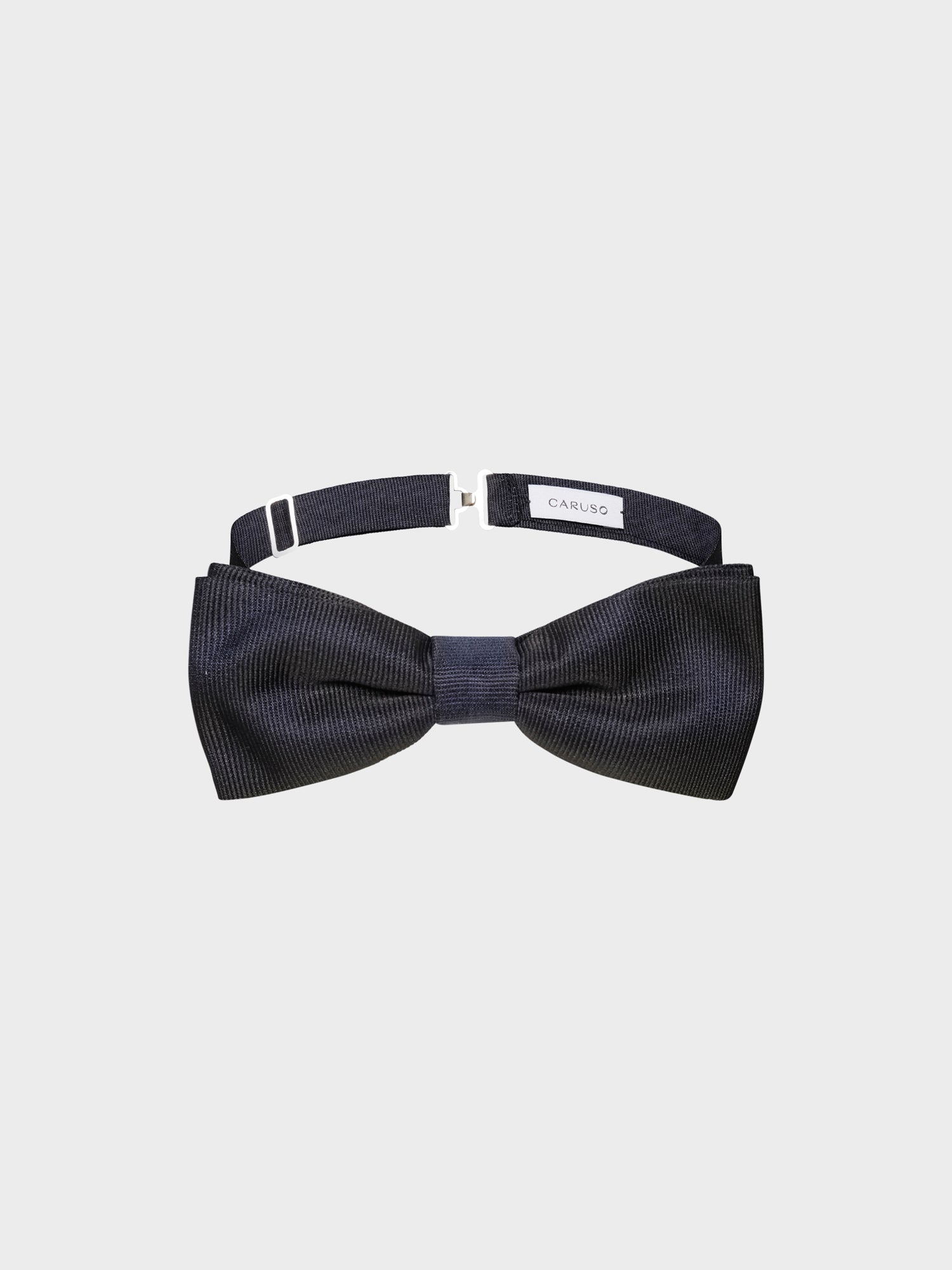 Papillon Annodato In Seta Blu