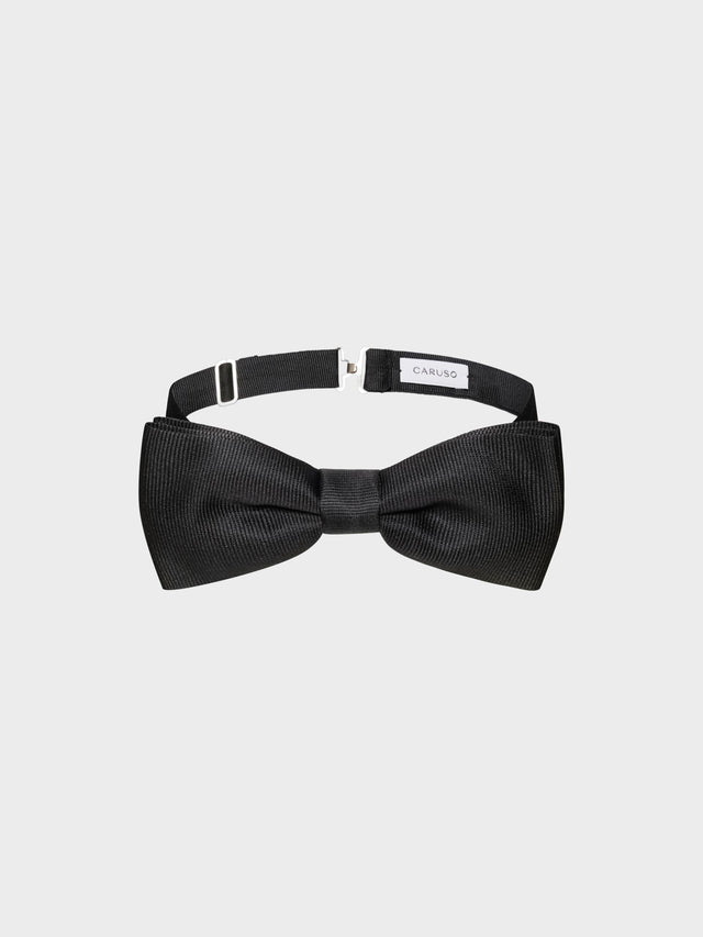 Papillon Annodato In Raso Nero