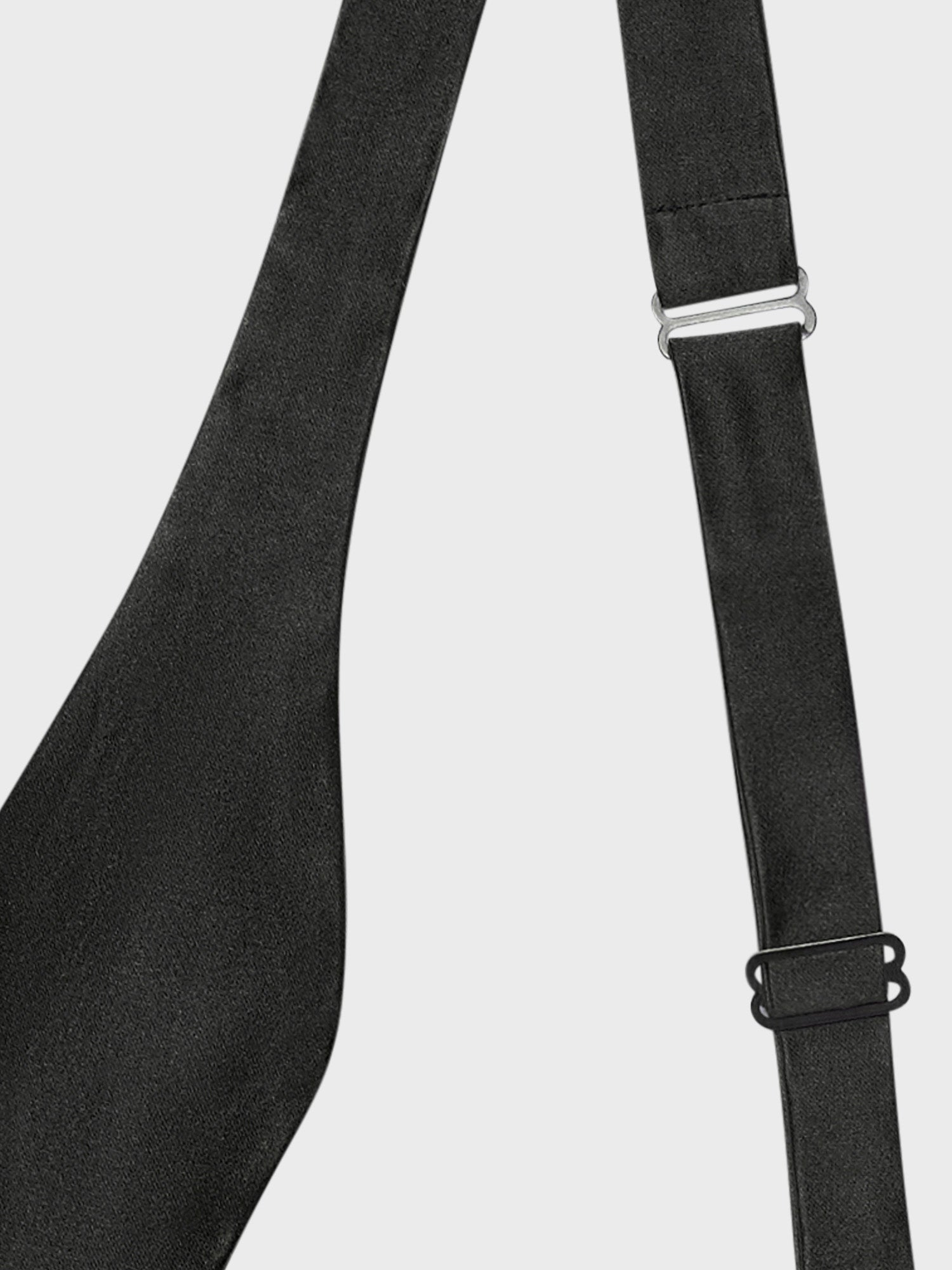 Papillon Da Annodare In Seta Nero