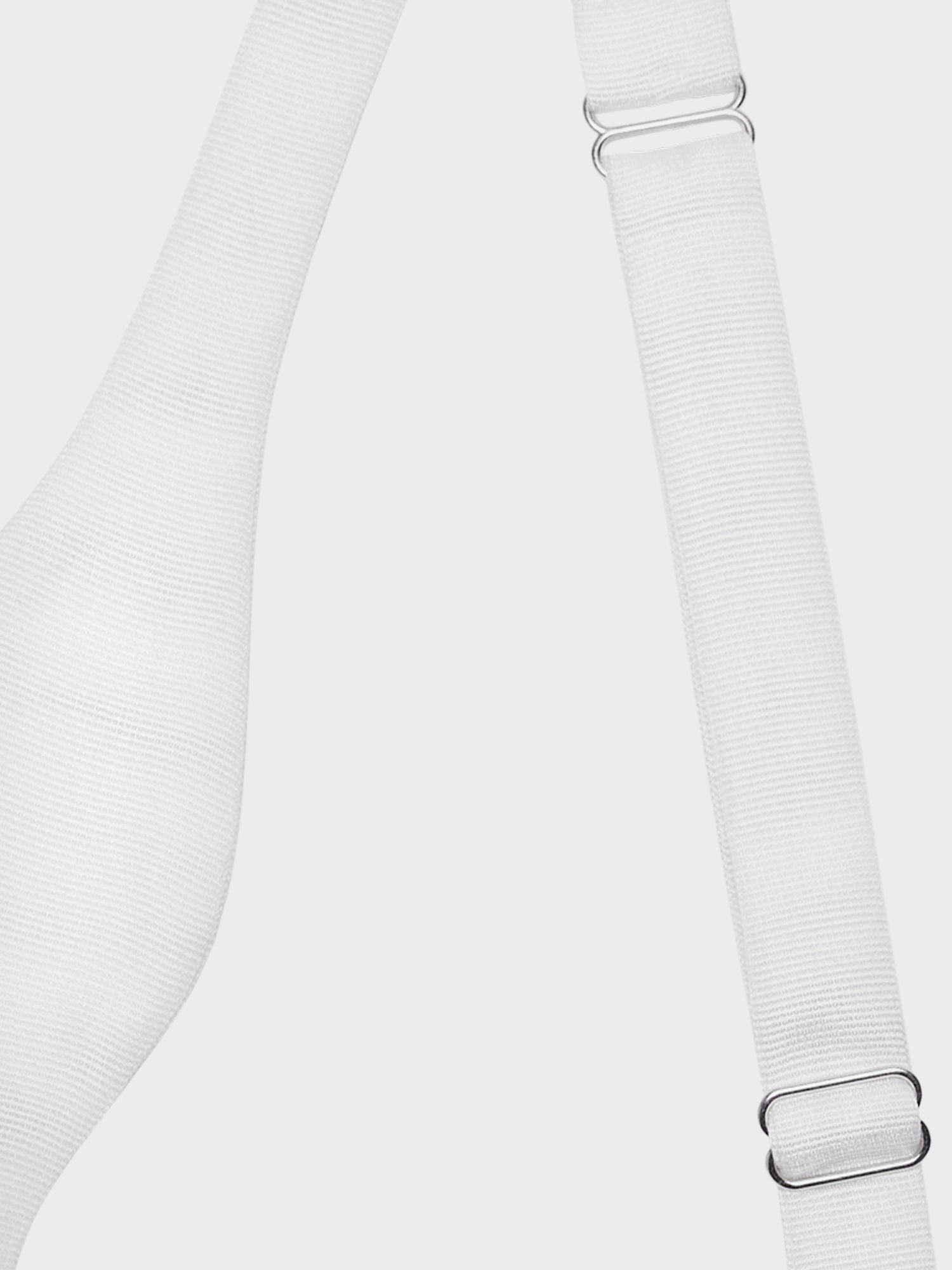 Papillon Da Annodare In Raso Bianco