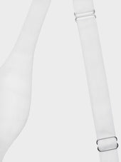Papillon da annodare in raso bianco