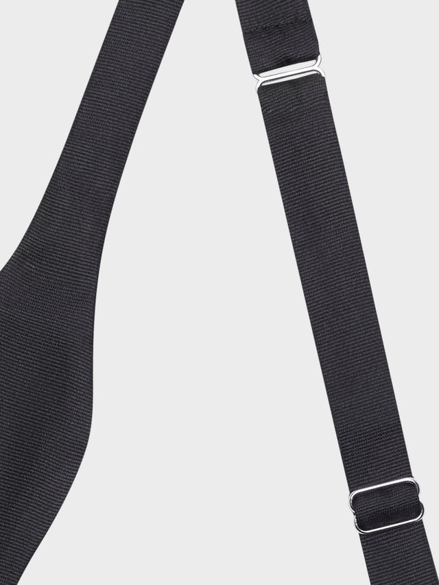 Papillon da annodare in raso nero