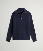 Todd Snyder X Woolrich Wool Cashmere Waffle Sweater Polo