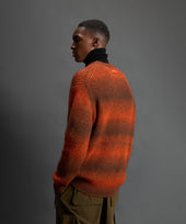 Todd Snyder X Woolrich Spacedyed Wool Cashmere Crewneck Sweater