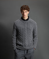 Todd Snyder X Woolrich Moulin Cable Knit Crewneck