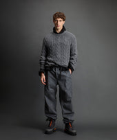 Todd Snyder X Woolrich Moulin Cable Knit Crewneck