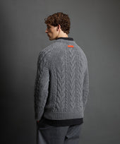 Todd Snyder X Woolrich Moulin Cable Knit Crewneck
