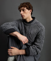 Todd Snyder X Woolrich Moulin Cable Knit Crewneck