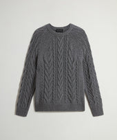Todd Snyder X Woolrich Moulin Cable Knit Crewneck