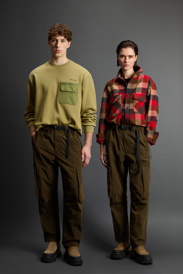 Pants in Olmetex Cotton and Nylon Blend by Todd Snyder - Unisex - Green
