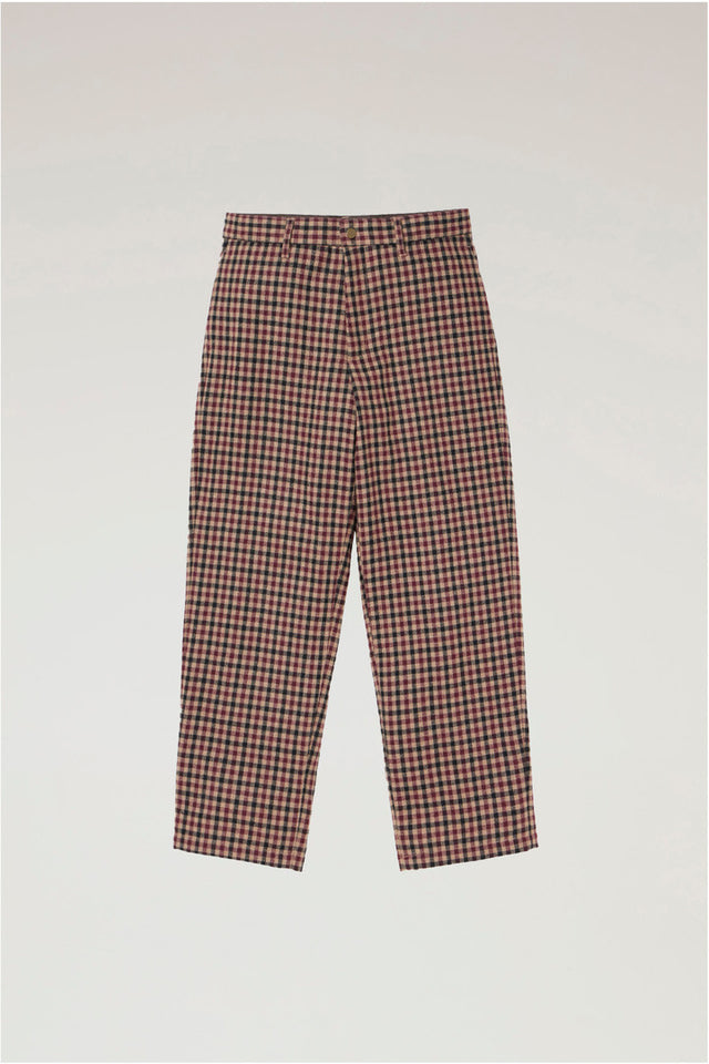 Recycled Wool Tweed Pants - Men - Beige