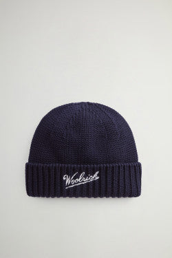 Beanie in Pure Merino Virgin Wool - Unisex - Blue