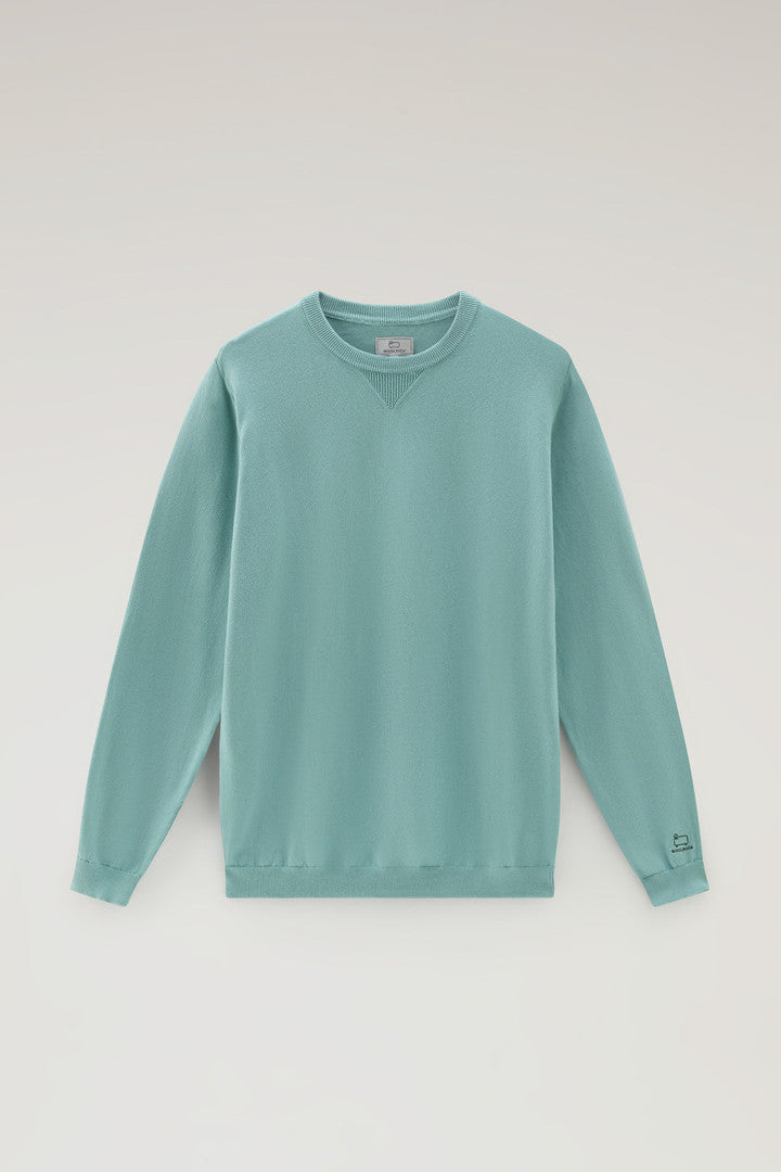 Pure Cotton Crewneck Sweater Men