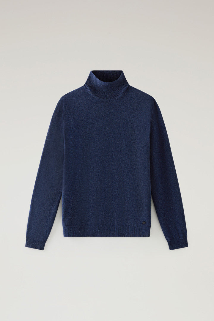 Turtleneck Sweater In Merino Wool Blend Men