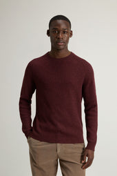 Wool Blend Crewneck Sweater Men