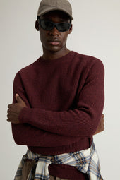 Wool Blend Crewneck Sweater Men