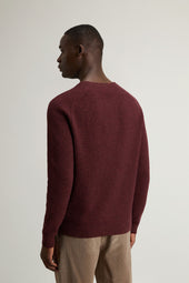 Wool Blend Crewneck Sweater Men