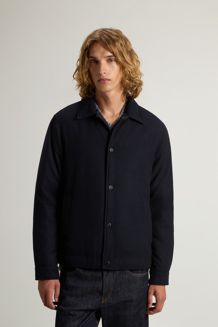 Keating Overshirt In Recycled Italian Wool Blend Men