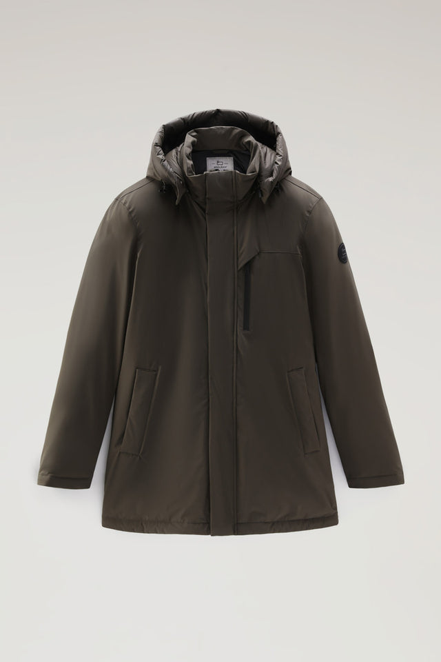 Mountain Stretch Parka - Men - Green