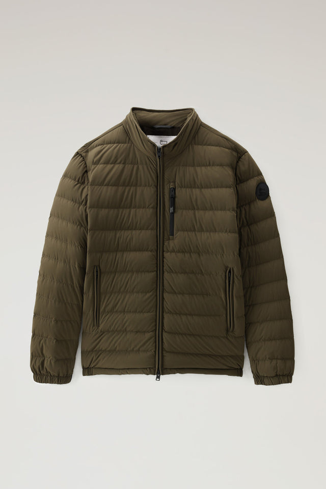 Stretch Nylon Sundance Down Jacket - Men - Green