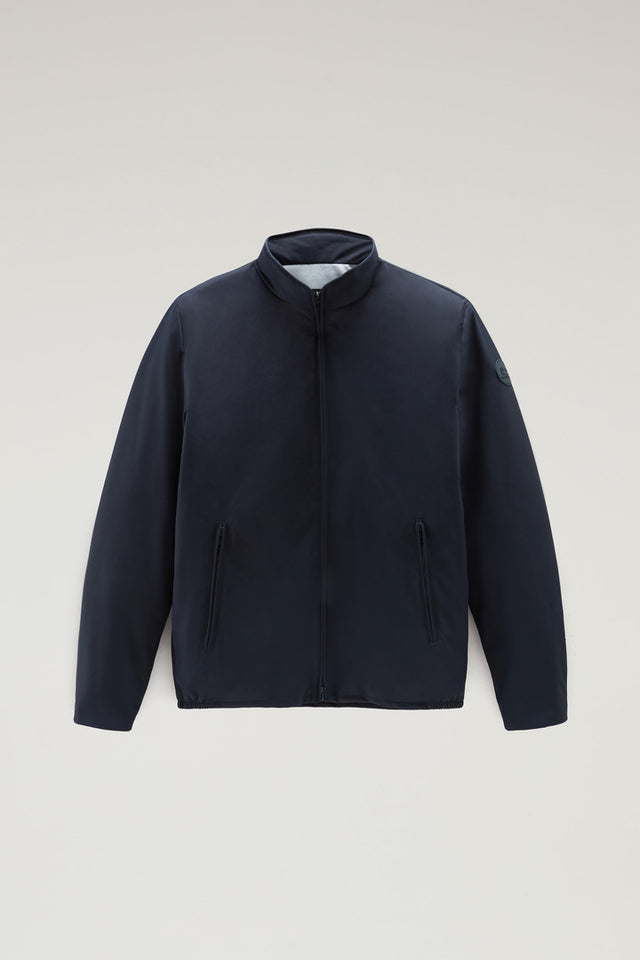 Padded Sailing Bomber - Men - Blue