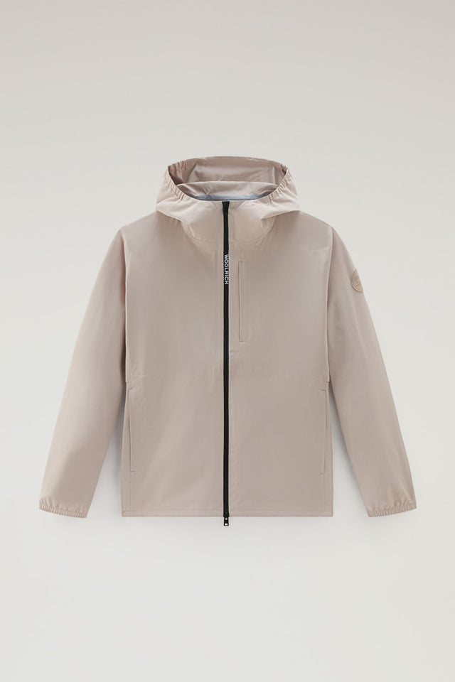 Waterproof Pacific Hooded Jacket - Men - Beige