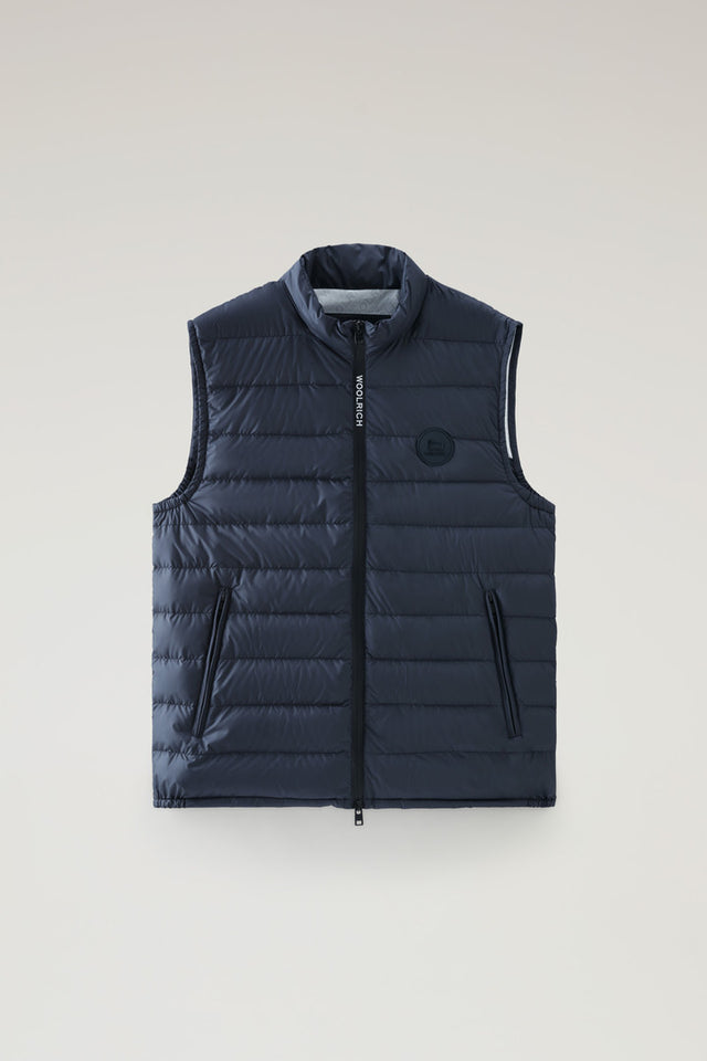 Quilted Sundance Vest - Men - Blue