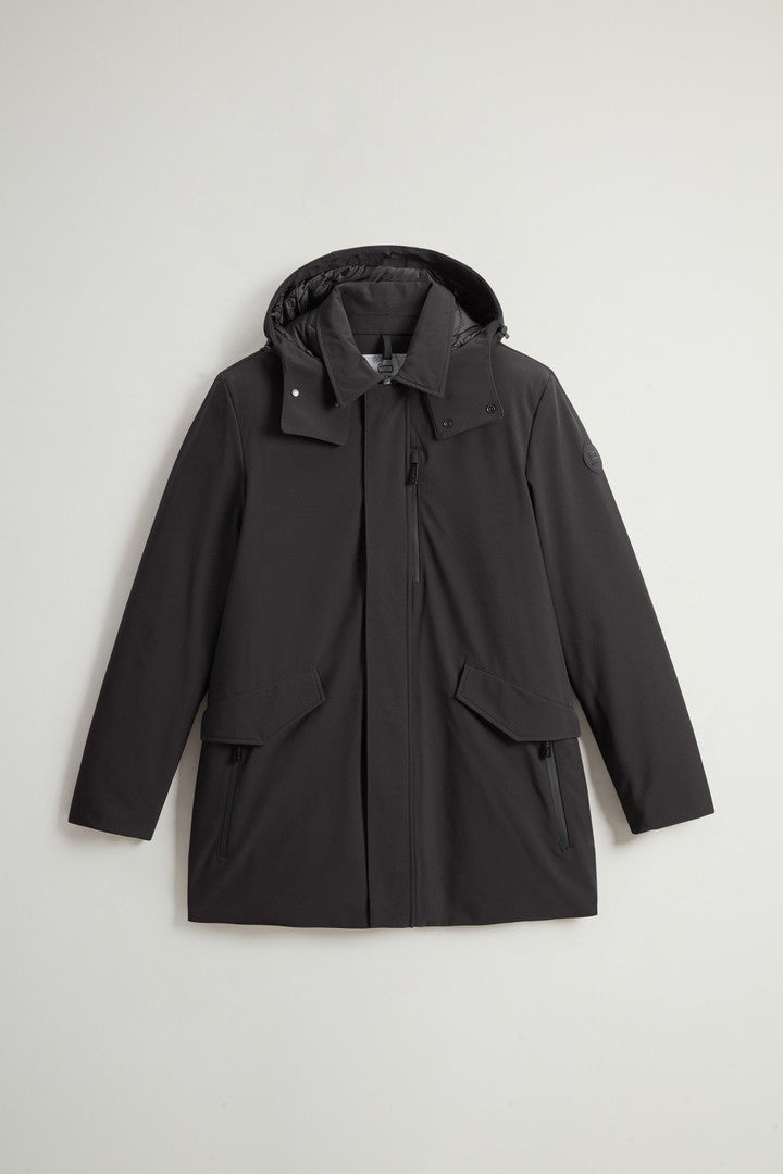 Barrow Mac Coat In Tech Softshell Men