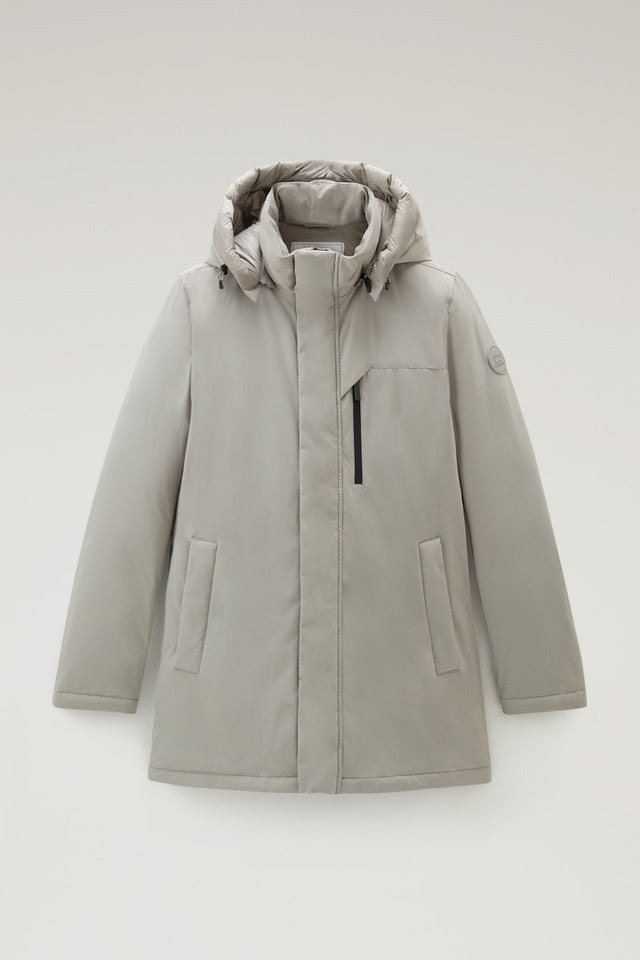 Mountain Parka in Stretch Nylon - Men - Gray