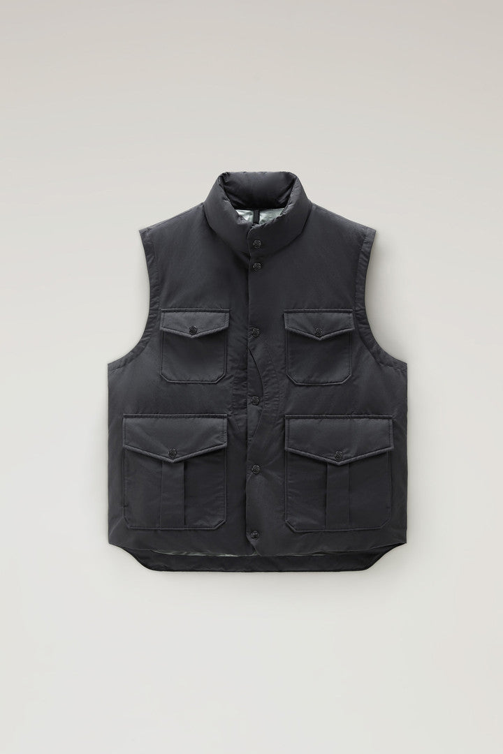 Half Moon Padded Vest In Ramar Cloth Men