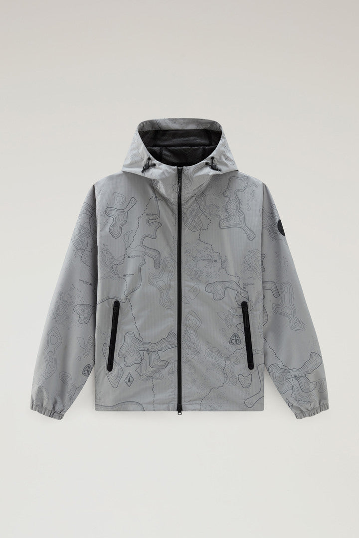 Reflective Jacket In Ripstop Fabric Men