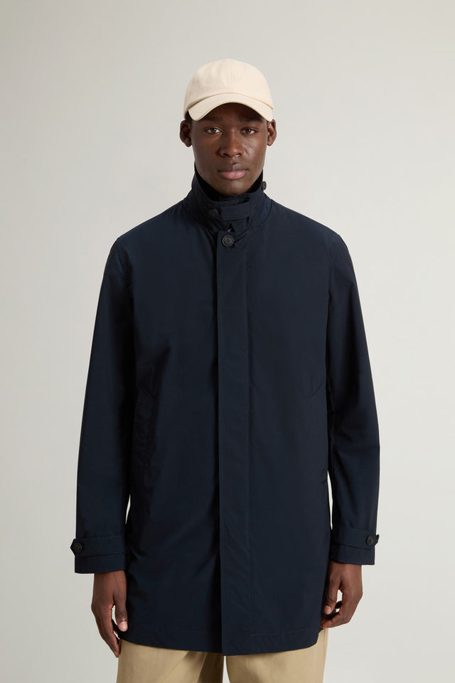 New City Coat in Urban Touch - Men - Blue