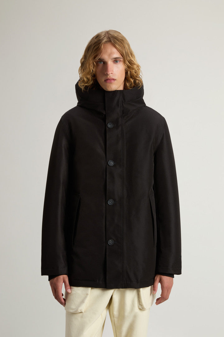 Waterproof Parka In Recycled Two Layered Gore Tex Fabric Men