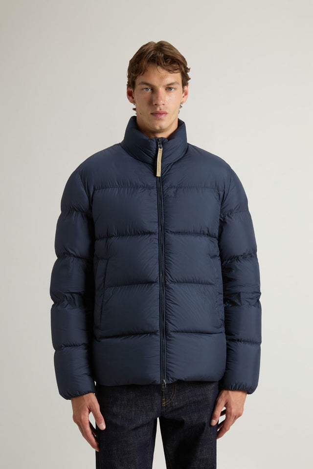 Cloud Down Jacket in Microfiber - Men - Blue