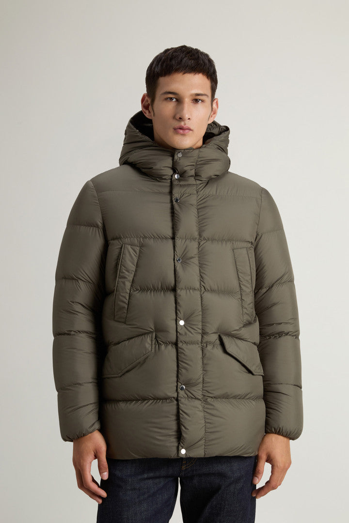 Cloud Parka In Microfiber Men