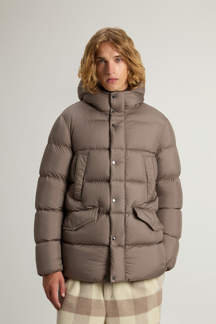Cloud Parka In Microfiber Men