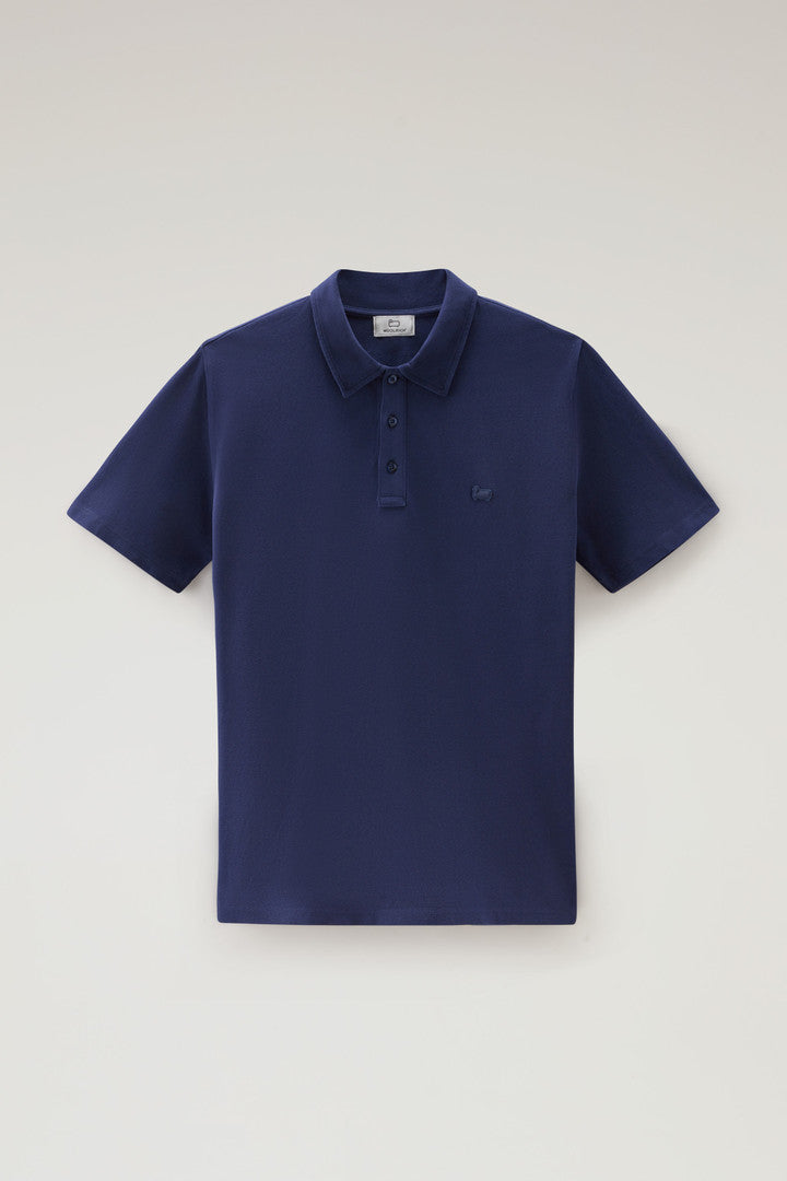 Pure Cotton Piquet Polo Shirt Men