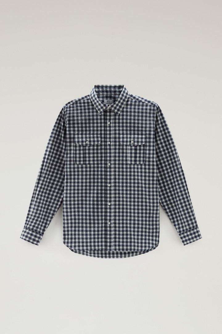 Pure Cotton Checked Shirt Men