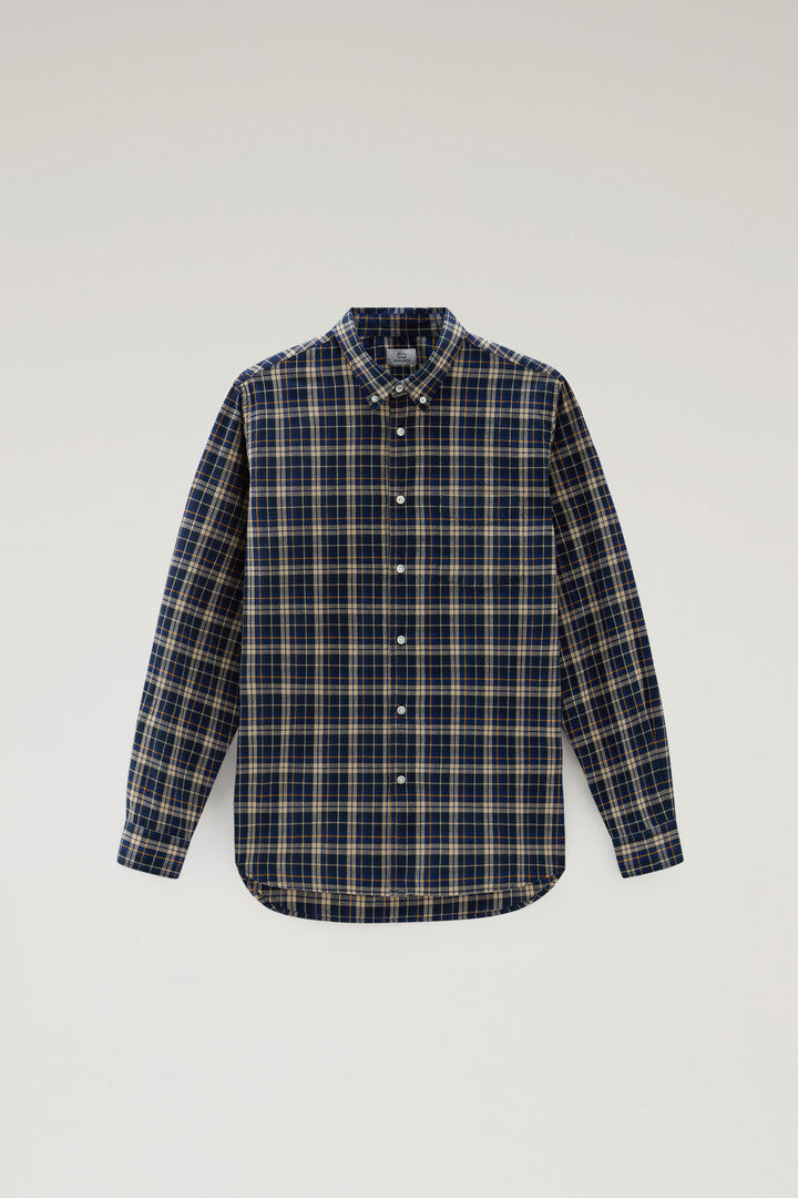 Checked Madras Shirt In Pure Cotton Men
